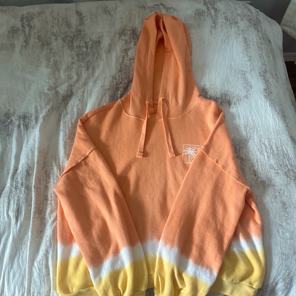 roxy sweatshirt(cropped) tie-dye, and medium